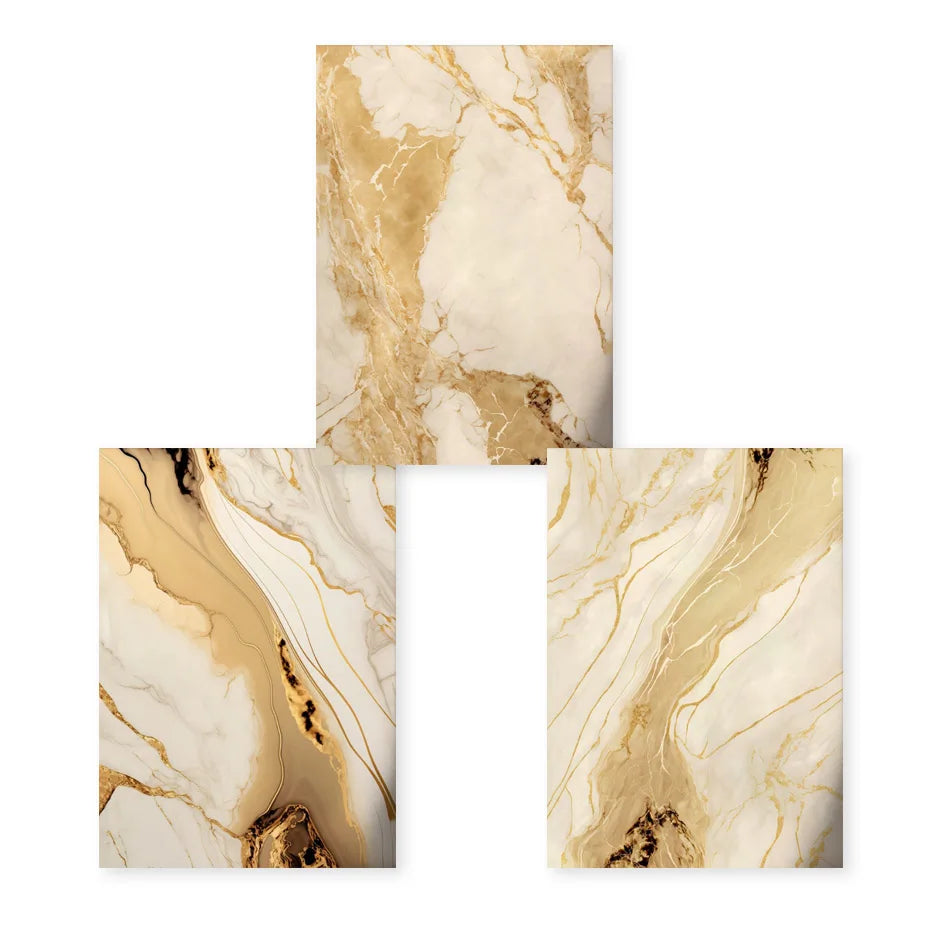 Moderne abstrakte schwarze beige goldene flüssige Marmorprint-Wandkunst Fine Art Leinwanddrucke Bilder für Wohnzimmer Schlafzimmer Kunst Dekor | Karnz