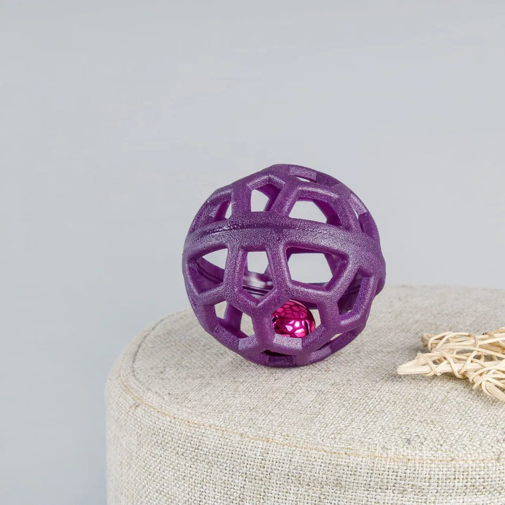 Kauball aus Naturgummi mit Glocke Karnz