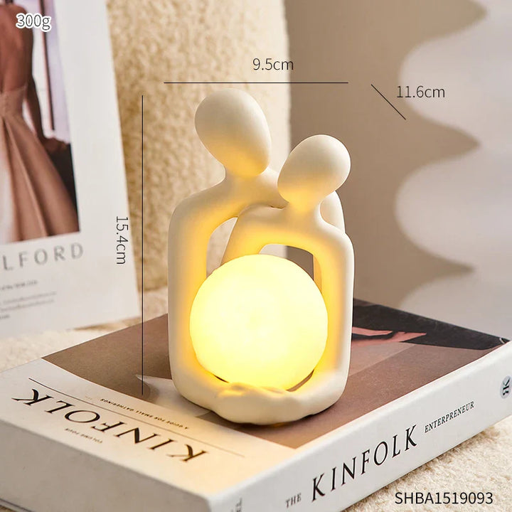 Eternal Bond Liebe Paar Nacht Dekor Lampe | Karnz