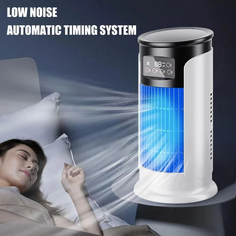 Tragbare Klimaanlagenventilator Verdunstungskühler USB Leise Timer Raumkühlung Kleiner 10 oz Wassertank Persönlicher Kühler Einstellbar | Karnz