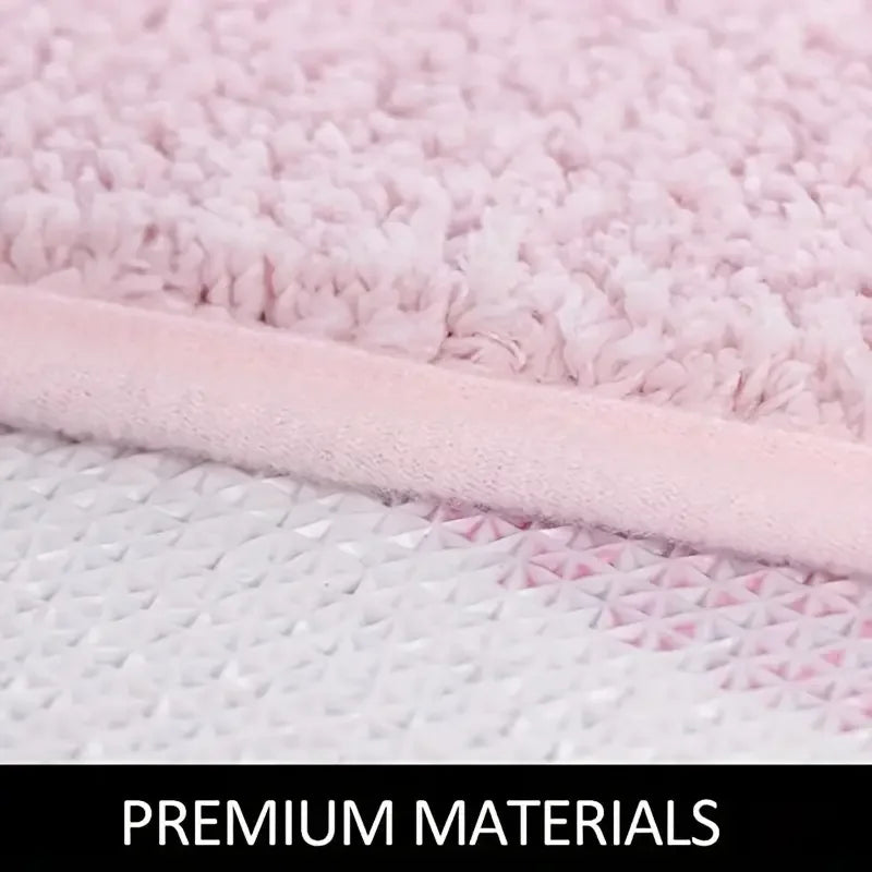 BlushNaked Gepolsterter Design Teppich – Pink "Get Naked" Bad- und Wohnteppich Karnz
