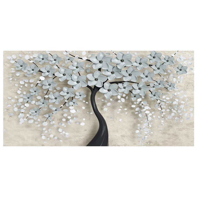 Abstract Floral Big Blossom Petal Tree Wandkunst Feine Kunst Leinwanddrucke Bild Für Wohnzimmer Schlafzimmer Salon Kunst Dekor | Karnz