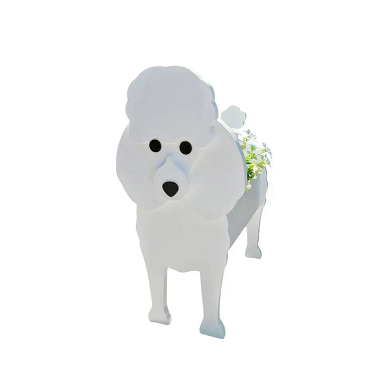 Blumentopf – Pfotenstark – Pflanzgefäß für Hunde – Verschiedene Rassen