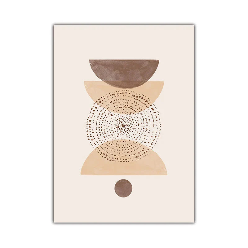 Minimalistische abstrakte himmlische Geometrie Wandkunst Fine Art Leinwanddrucke Sonne Mond Poster Bilder für Wohnzimmer Schlafzimmer Kunst Dekor | Karnz