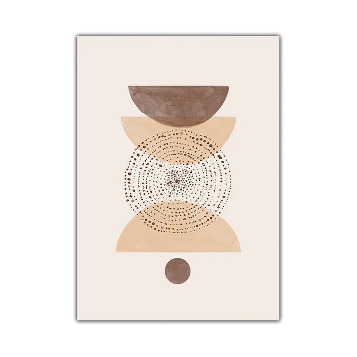 Minimalistische abstrakte himmlische Geometrie Wandkunst Fine Art Leinwanddrucke Sonne Mond Poster Bilder für Wohnzimmer Schlafzimmer Kunst Dekor | Karnz