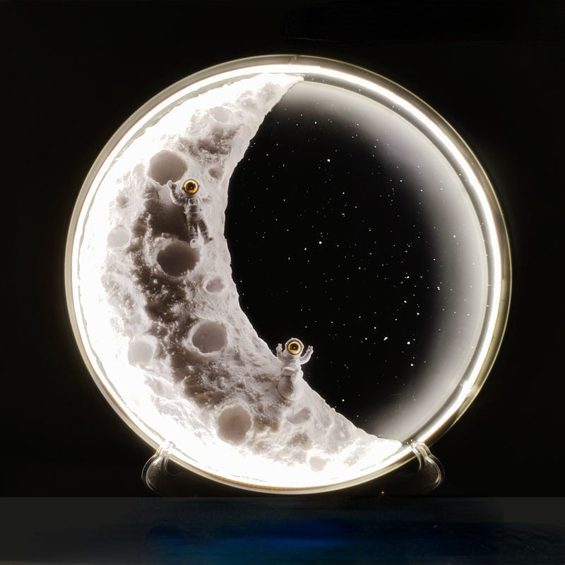 DIY Floating Moon Night Lamp | Karnz