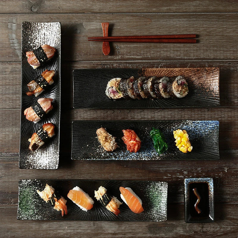 Minimalistische Sushi Teller Karnz