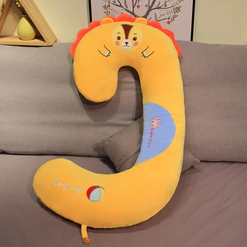 Übergroßes Kuschelmuster Plüschkissen