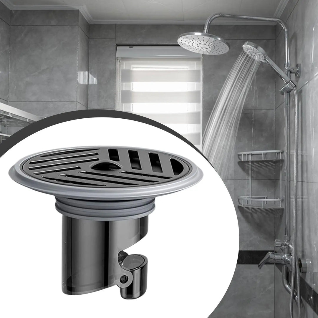AquaShield Kompakt Bodenablauf – Edelstahl & Silikon Rückfluss-Schutz für Badezimmer, Dusche & Küche Karnz