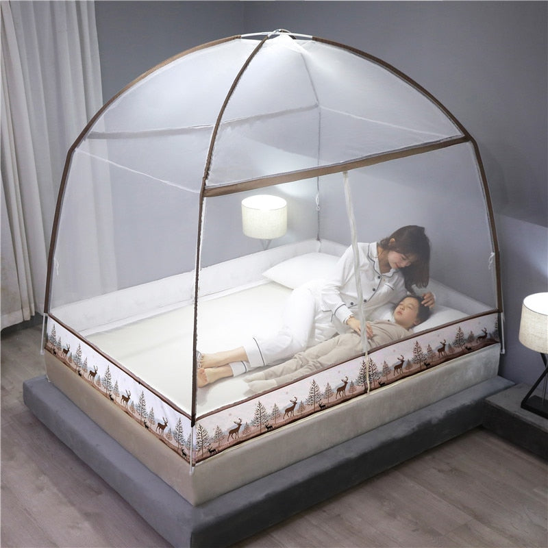 Faltbares Moskitonetz für das Bett | Karnz