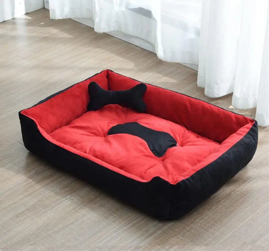 Modernes und gemütliches Leinen-Hundebett Karnz