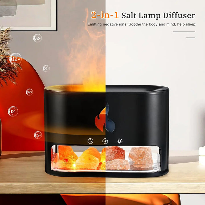 Kristallsalzstein Feuer Verdampfer