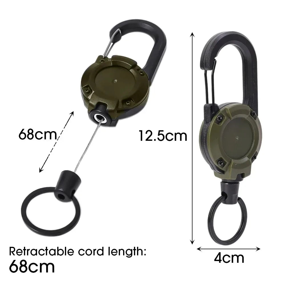 Trail Lock Anti-Lost Retractable Carabiner Schlüsselanhänger | Karnz