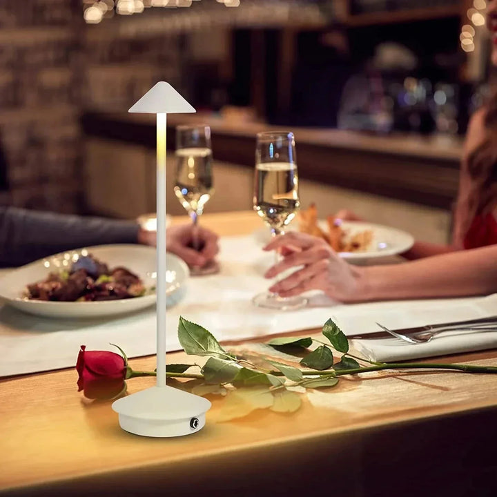 Karnz | Wiederaufladbare Tischlampe Kreative Esszimmer Touch Led Hotel Bar Kaffee Pina Pro Tischlampe Lampada Da Tavolo Dekorative Schreibtischlampe