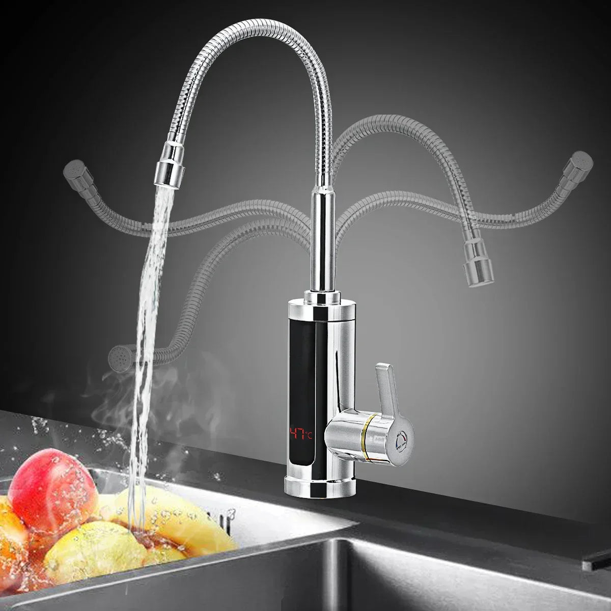 3000W Elektrischer Küchenwasserhahn mit Sofortwarmwasser - FlowHeat