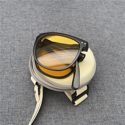 Karnz | Anti-UV faltbare Mode Flex klare Sicht Sonnenbrille