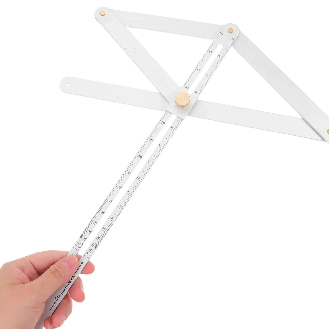 Verstellbares Winkellineal aus Legierung, 45 cm | Karnz
