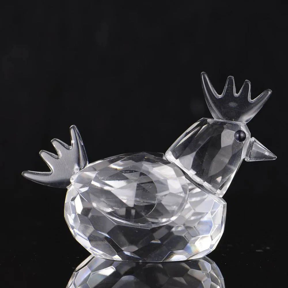 Superniedliche Tierkristallkugelfiguren