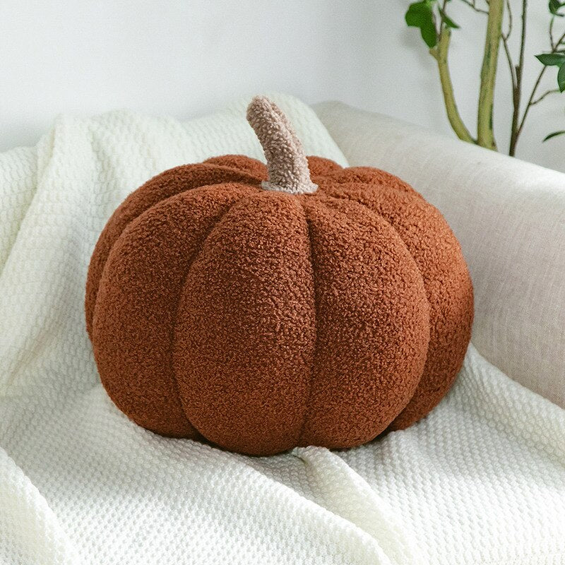 Weiche Kürbis Plüsch Halloween Kissen