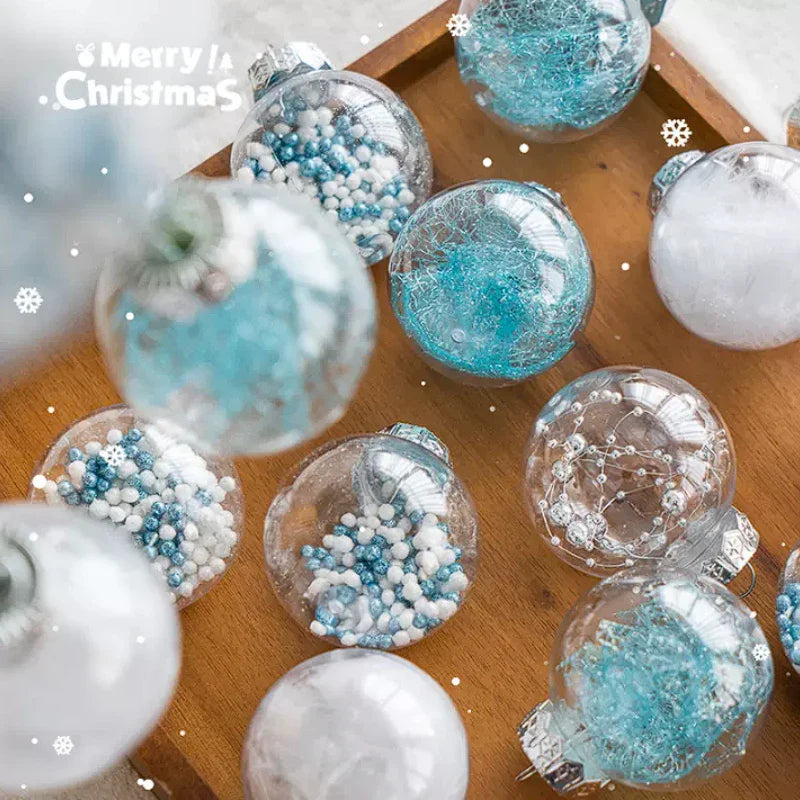 Transparent Hohlball Weihnachtsbaumdeko | Karnz