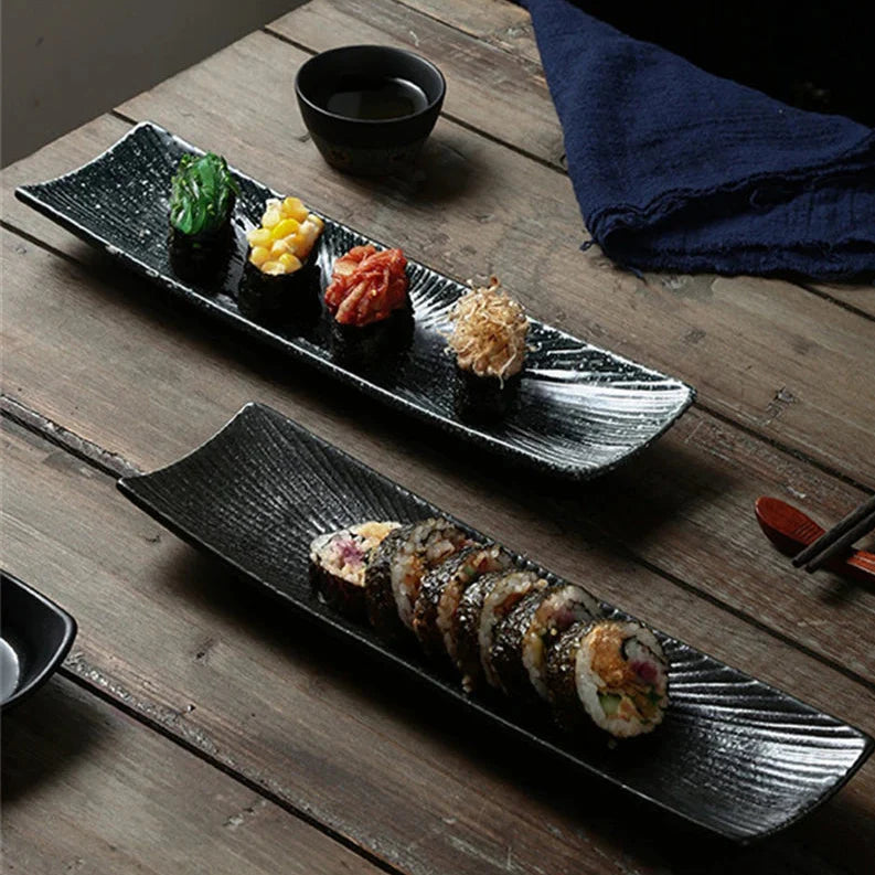 Minimalistische Sushi Teller Karnz