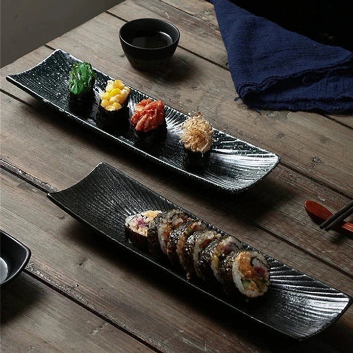 Minimalistische Sushi Teller Karnz