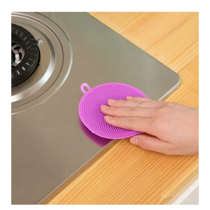 CleanFlex – Silikon Geschirr Bürste & Multifunktionale Küchen Scrubber Pad Karnz