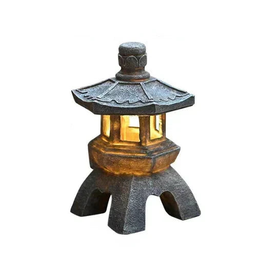 Japanische Gartenlaterne – Wetterfeste LED Außenbeleuchtung für Zen-Gärten | Karnz