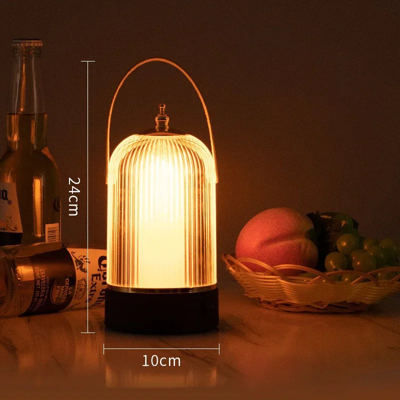 Tragbare Retro Vogelkäfig Tischlampe – Vintage LED Beleuchtung im klassischen Design | Karnz