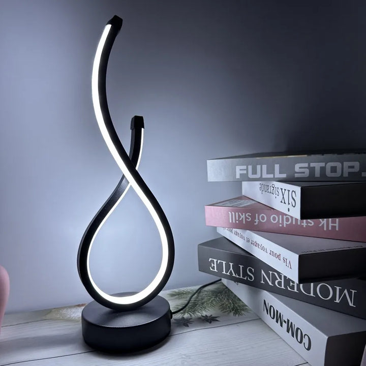 Karnz | Lumoara LED Tischlampe | Dimmbar | 3 Lichtfarben | Modernes Design