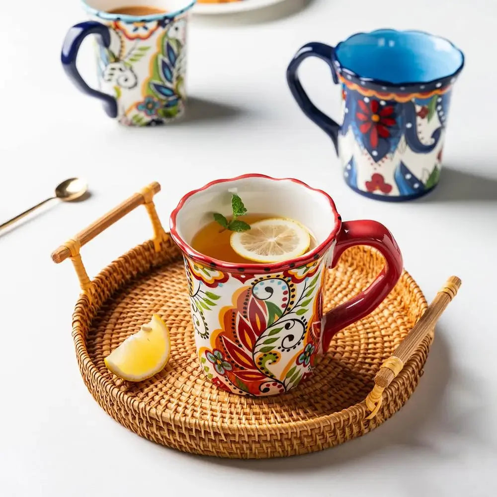 Bohemian Blossoms Kaffeetasse | Karnz