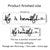 Schöner Leben Inspirierender Wandaufkleber Abnehmbarer Peel and Stick Tägliches Mantra Wandtattoo Kreatives DIY Zuhause Dekor Für Wohnzimmer Schlafzimmer Esszimmer | Karnz