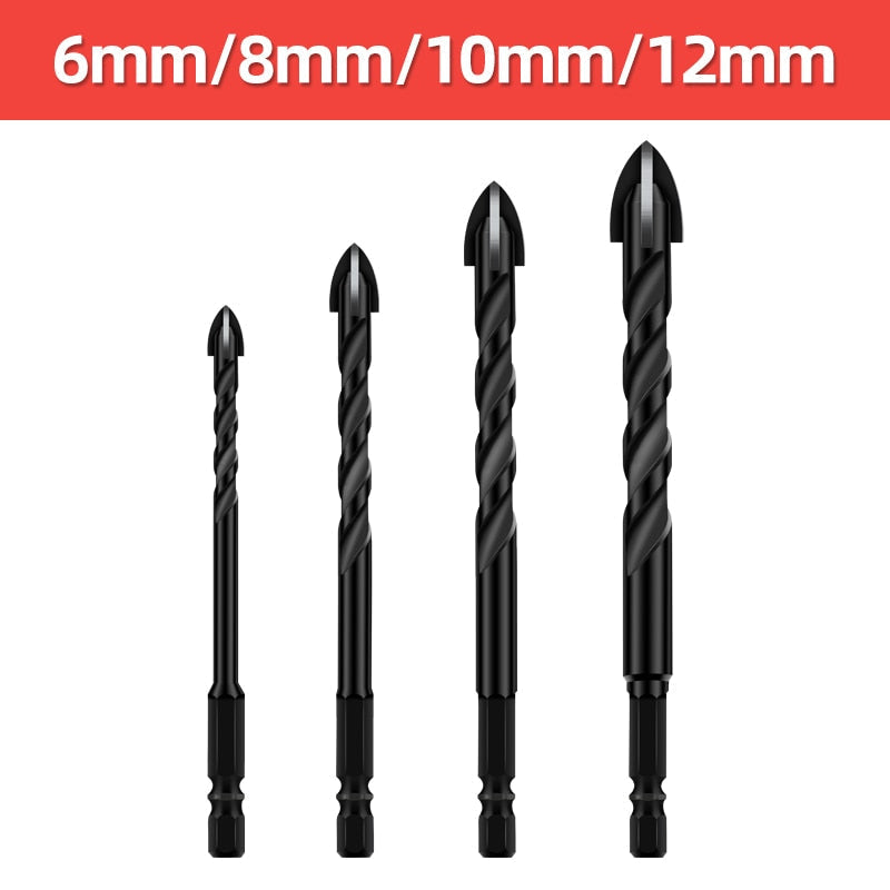 Schwerlast Mega Ultimate Kreuz-Sechskantbohrer Set | Karnz