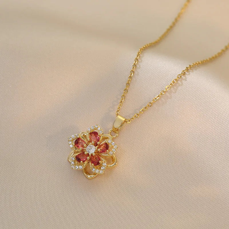 Rotierende Blumenkette