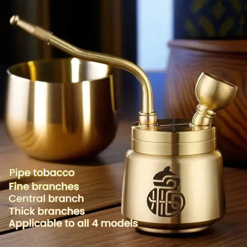 Artisan Brass Pipe Aromatherapie Räuchergefäß | Karnz