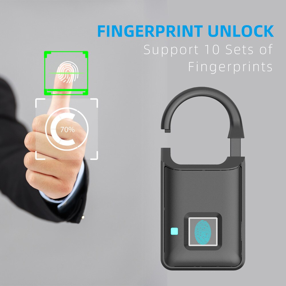Touch Guard Smart Fingerprint Waterproof Secure Lock | Karnz