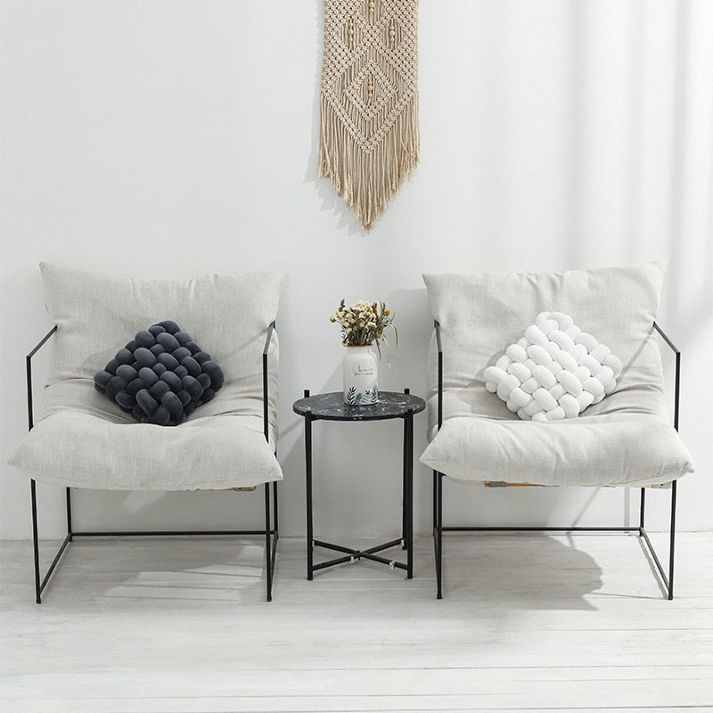 Knotted Ball Dekokissen | Karnz