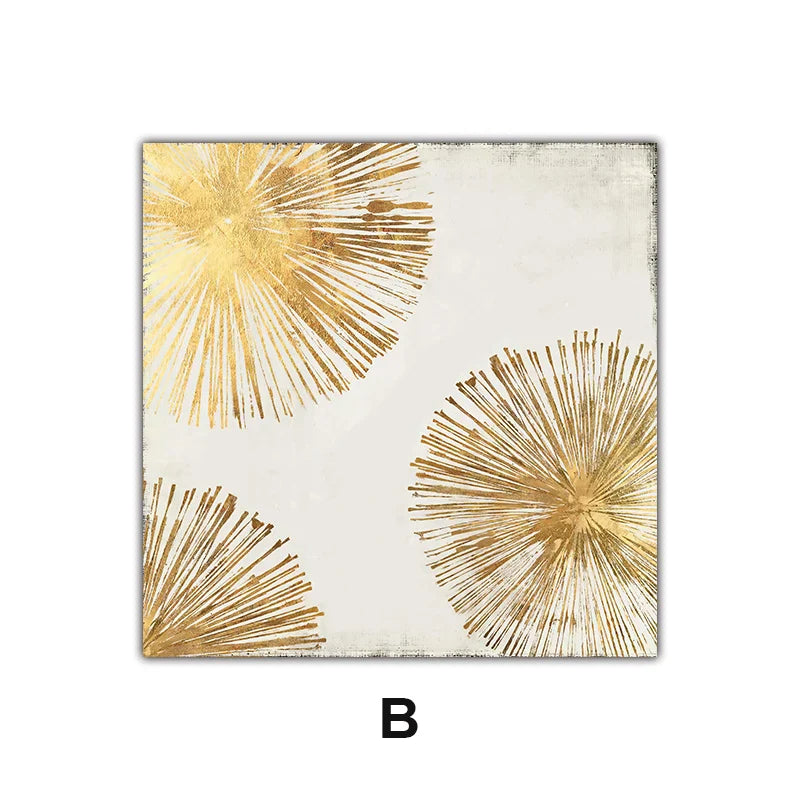Goldene Radiale Zirkuläre Abstrakte Wandkunst Feine Kunst Leinwanddrucke Poster Bilder Für Wohnzimmer Esszimmer Schlafzimmer Kunst Dekor | Karnz