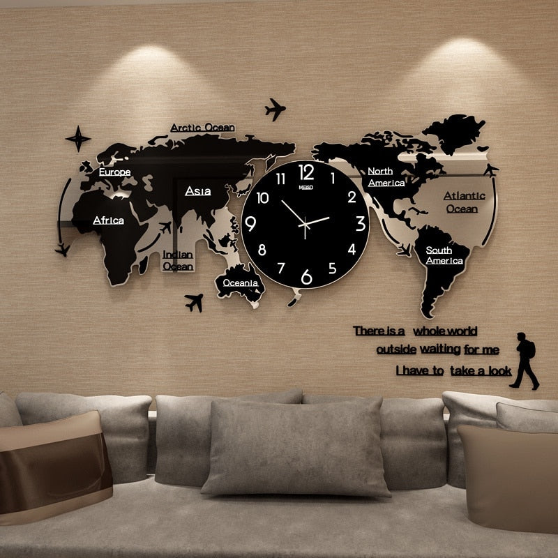 Karnz | Artsy Time Einzigartige Acryl 3D DIY Wanduhr