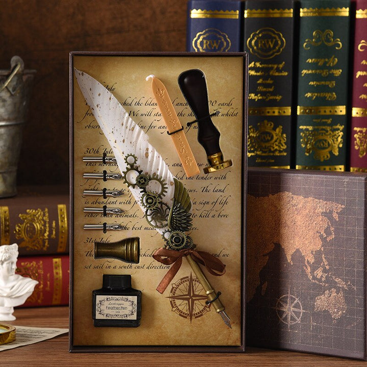 Karnz | Phoenix Feather Mechanik Kalligrafie Stift Set