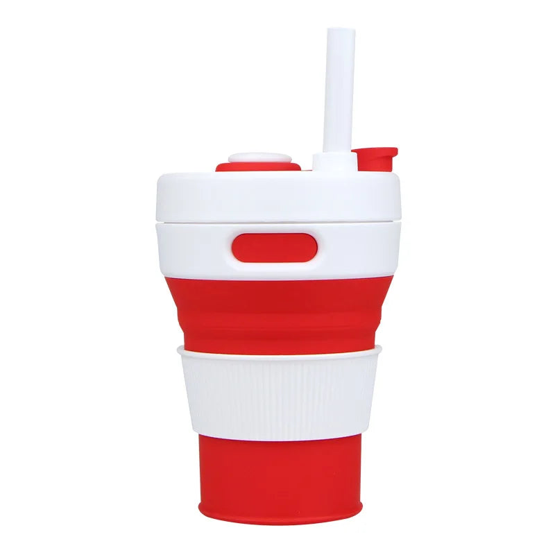 Wiederverwendbare tragbare Sip-and-Go zusammenklappbare Tasse | Karnz