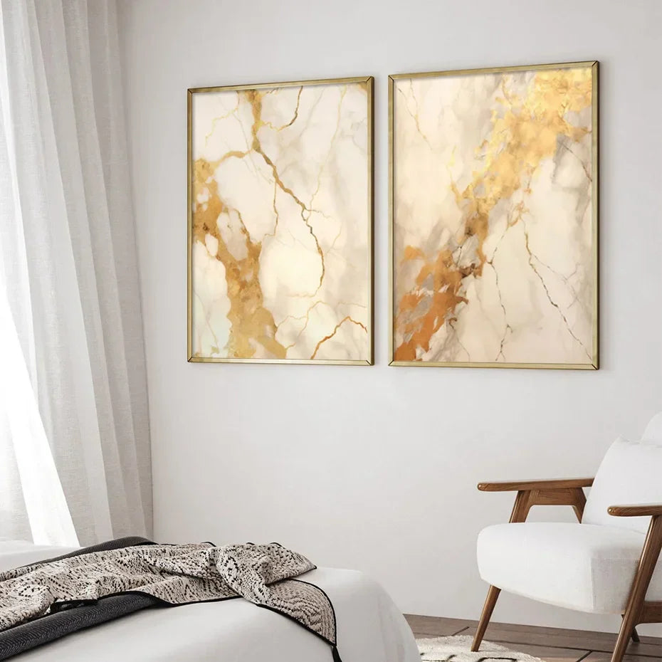 Moderner Schwarzer Beige Gold Flüssiger Marmor Druck Abstrakte Wandkunst Feine Kunst Leinwanddrucke Bilder Für Wohnzimmer Schlafzimmer Kunstdekoration | Karnz