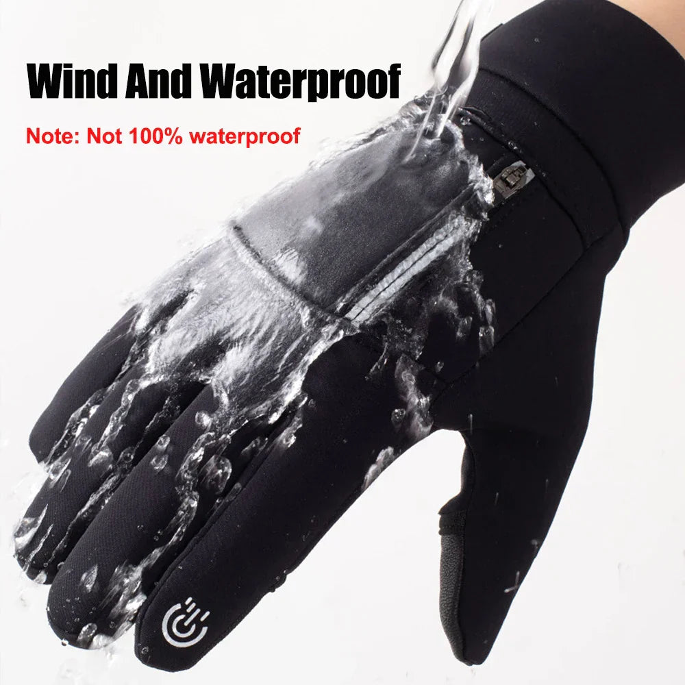 Karnz | FrostGrip | Winterhandschuhe mit faltbaren Fingerspitzen | Wasserdicht, Winddicht & Touchscreen-kompatibel | M–XL