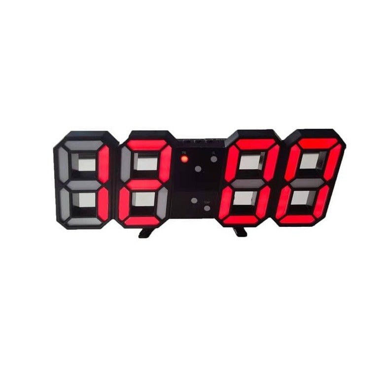 GlowLuxe - Stilvolle 3D LED Wand Uhr | Karnz