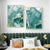 Moderne abstrakte Aqua-Flüssigkeit Marmor Drucke Wandkunst Fine Art Leinwanddrucke Bilder für Wohnzimmer Esszimmer Home Office Dekor | Karnz
