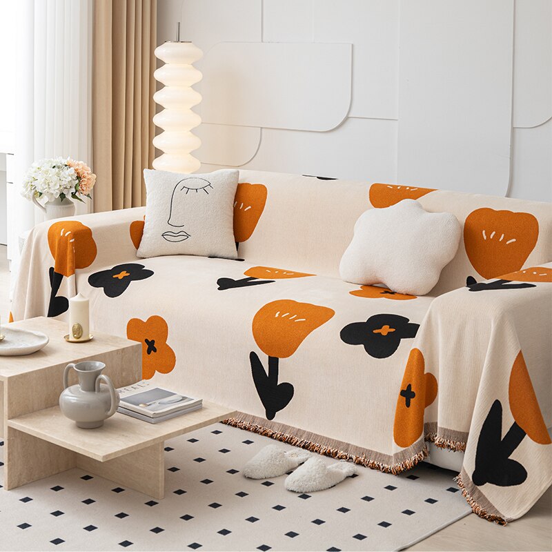 Floral Karnzossom Rutschfeste Moderne Sofabezug | Karnz
