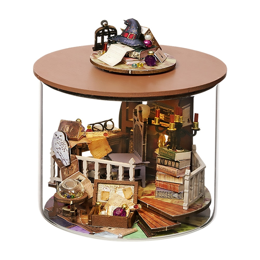 Mini Mansion Holz Mobiliertes Puppenhaus | Karnz