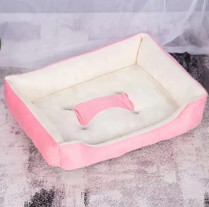 Modernes und gemütliches Leinen-Hundebett Karnz