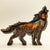 Nightglow Holz Handwerk Wolf Dekor