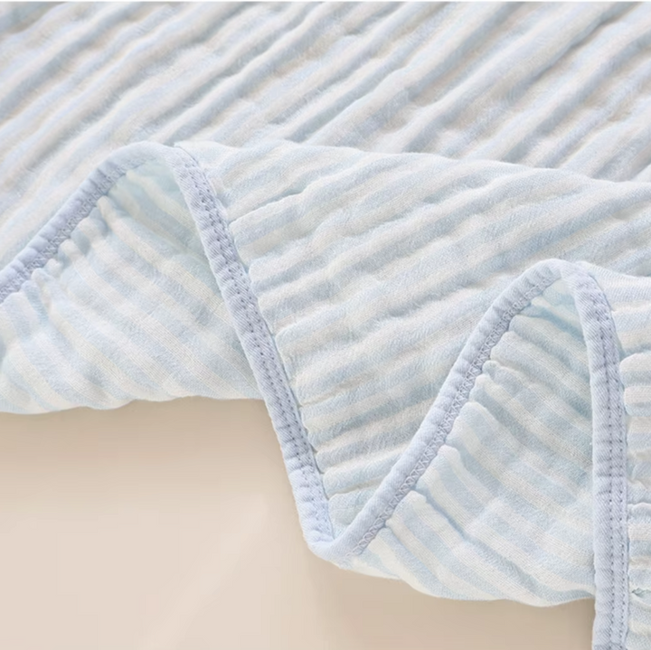 Hochwertige 6-lagige Baby-Wickeldecke aus Musselin-Baumwoll-Bambus-Mischgewebe